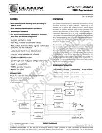 GS9001-CQME3 Datasheet Cover