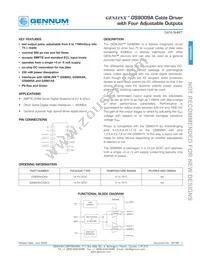 GS9009ACTBE3 Datasheet Cover
