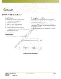 GS9068-CTAE3 Datasheet Cover