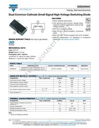 GSD2004C-HE3-18 Datasheet Cover