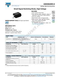 GSD2004WS-G3-08 Datasheet Cover