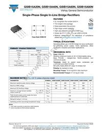 GSIB15A80N-M3/45 Datasheet Cover