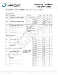 GSID100A120S5C1 Datasheet Page 2