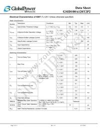 GSID100A120T2P2 Datasheet Page 2