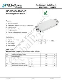 GSID600A120S4B1 Datasheet Cover