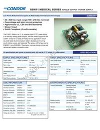 GSM11-28AAG Datasheet Cover