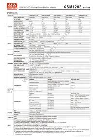 GSM120B20-R7B Datasheet Page 2