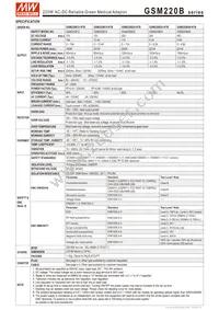 GSM220B15-R7B Datasheet Page 2
