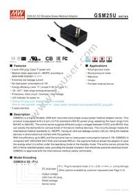 GSM25U24-P1J Datasheet Cover