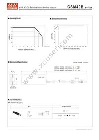 GSM40B18-P1J Datasheet Page 3