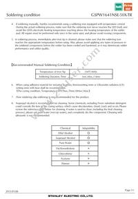 GSPW1641NSE-50X-TR Datasheet Page 11