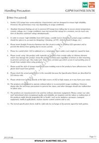 GSPW1641NSE-50X-TR Datasheet Page 13