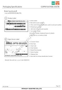 GSPW1641NSE-50X-TR Datasheet Page 18