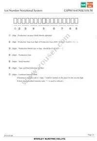 GSPW1641NSE-50X-TR Datasheet Page 22