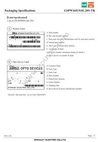 GSPW1651NSE-20Y-TR Datasheet Page 17