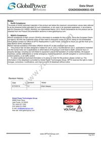 GSXD030A006S1-D3 Datasheet Page 3
