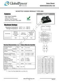 GSXD030A010S1-D3 Datasheet Cover