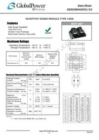 GSXD080A004S1-D3 Datasheet Cover