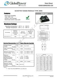 GSXD100A010S1-D3 Datasheet Cover