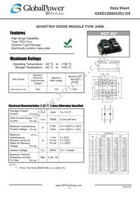 GSXD120A010S1-D3 Datasheet Cover