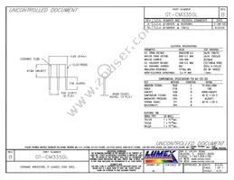 GT-CM3350L Datasheet Cover
