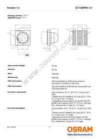 GT CS8PM1.13-LQLS-26-0-350-R18 Datasheet Page 11