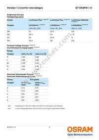 GT DASPA1.13-GSGU-45-MP-100-R18-XX Datasheet Page 5