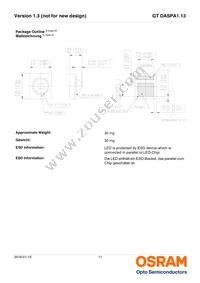 GT DASPA1.13-GSGU-45-MP-100-R18-XX Datasheet Page 11