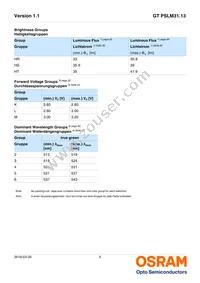 GT PSLM31.13-HRHT-26-KM-100-R18 Datasheet Page 5