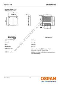 GT PSLR31.13-LSLU-T1T2-1-150-R18 Datasheet Page 12