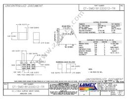 GT-SMD181220012-TR Datasheet Cover