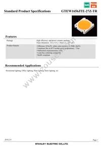 GTEW1656JTE-27Z-TR Datasheet Cover