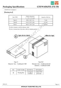 GTEW1656JTE-27Z-TR Datasheet Page 16