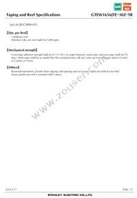 GTEW1656JTE-30Z-TR Datasheet Page 21