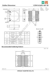 GTEW1656JTE-40Y-TR Datasheet Page 2