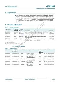GTL2002DP/S440 Datasheet Page 2