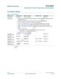 GTL2005PW Datasheet Page 17
