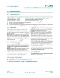 GTL2005PW Datasheet Page 18