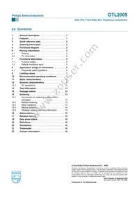 GTL2009PW Datasheet Page 17