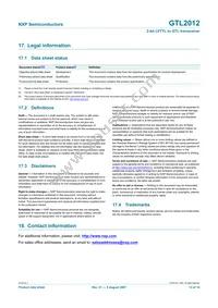 GTL2012DC Datasheet Page 13