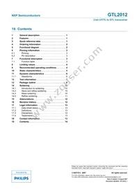 GTL2012DC Datasheet Page 14