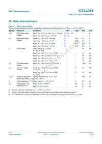 GTL2014PW Datasheet Page 7