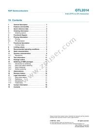 GTL2014PW Datasheet Page 19