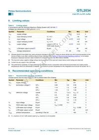 GTL2034PW Datasheet Page 4