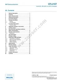 GTL2107PW Datasheet Page 19