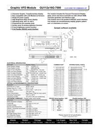 GU112X16G-7000 Datasheet Cover