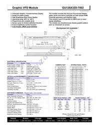GU128X32D-7002 Datasheet Cover