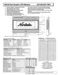 GU140X32F-7002 Datasheet Cover