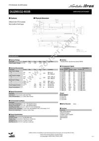 GU256X32-800B Datasheet Cover