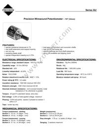 GU5031S26 Datasheet Cover